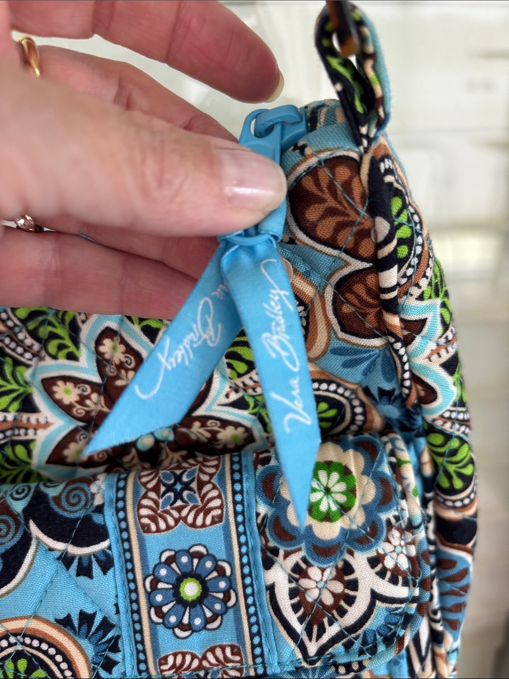 Vera bradley Libby in Bali blue NWT - Picture 6 of 6